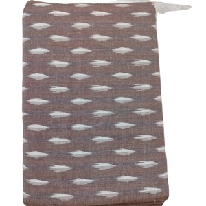 Knnotted Earth Eco-Friendly Handloom Ikat Cotton Running Fabric Traditional Style Sustainable Washable for <b>Home</b> <b>Textiles</b> Apparel - Product Image 1