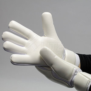 Gants de gardien de but professionnels haute performance en cuir souple respirant antidérapant à doigts entiers avec fermeture auto-agrippante unisexe - Product Image 4