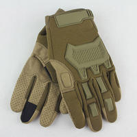 Gants tactiques de défense personnelle TPR à doigts entiers, compatibles écran tactile, pour extérieur, avec protection des phalanges, résistants aux coupures et aux impacts