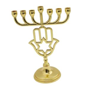 Candelabro de Metal de 7 Brazos, Portavelas Decorativo para Centro de Mesa, para Hogar, Bodas, Mesa de Comedor - Product Image 4