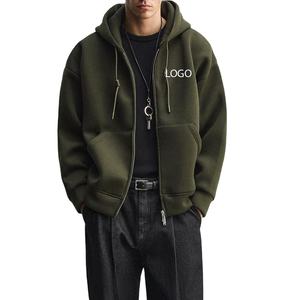 Sudadera con Capucha de Alta Calidad para Hombre, Precio al por Mayor, con Mangas Completas / Cierre de Cremallera para Invierno, con Capucha para Compradores al por Mayor - Product Image 1