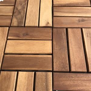 Dalles de terrasse extérieures en bois d'acacia vietnamien antidérapantes et imperméables avec un design contemporain et une garantie de plus de 5 ans - Product Image 3