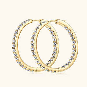 Pendientes Pequeños de Oro de la Mejor Calidad, Unisex, de Acero Inoxidable, Joyería para Hombre y Mujer, Estilo Clásico, Disponibles al Mejor Precio - Product Image 3