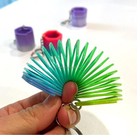 Llavero Hexagonal de Metal con Impresión UV, Duradero, Bonito y Mágico, Juguete Sensorial Antiestrés para Actividades Escolares
