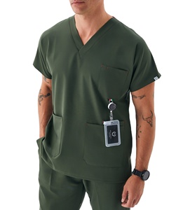 Tenues Médicales Unisexe pour Hôpitaux – Uniformes d'Infirmières en Tissu Spandex/Polyester Tissé avec Détection d'Aiguilles – Designs Personnalisés OEM - Product Image 3
