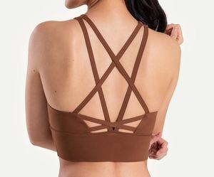 Custom Women’s High Support <b>Cross</b> Back Sports Bra High Elastic Airbrush Gym Yoga <b>Top</b> - Product Image 4