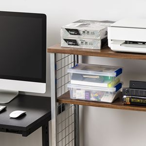 2,4 Qt. Boîtes de rangement en plastique avec couvercles, conteneurs transparents, bacs à fermeture hermétique, lot de 6 - Product Image 2
