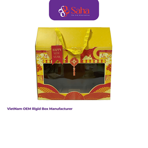 Cajas de Regalo Personalizables, Reciclables, Hechas a Mano con Materiales Biodegradables, Estampado en Relieve con Lámina Dorada, Laminación Mate, Papel Rígido - Product Image 4
