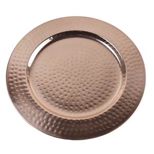 Assiette de Présentation Métallique Cuivrée, Compatible Lave-Vaisselle, Excellent Choix, Vaisselle de Table Robuste - Product Image 5