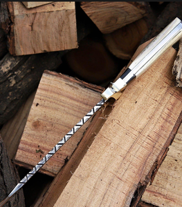 Handcrafted J2 Stainless Steel Camping <b>Knife</b> with Natural <b>Bone</b> <b>Handle</b> & Leather Storage Sheath OEM - Product Image 3
