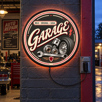Enseigne lumineuse rétro pour garage de réparation automobile, décoration murale vintage pour garage classique, bar, man cave, salle de jeux, maison, art mural rustique, style campagnard