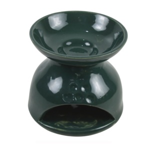 Elegant Zikra Handicrafts <b>Ceramic</b> Aroma <b>Diffuser</b> Eastern Style Combination Incense Burner Leaf Design Eco-Friendly Durable - Product Image 1