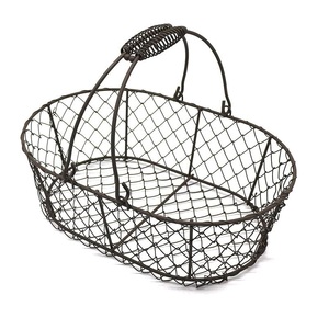Panier de rangement en fer forgé pour fruits et légumes, décoratif pour table, idéal pour la cuisine domestique, taille et forme personnalisables - Product Image 6