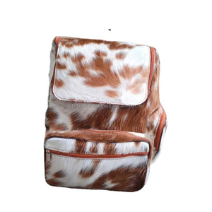 Sac à dos en cuir sculpté en fourrure de vachette de qualité supérieure pour femmes nouveau Style Vintage Ins sac fourre-tout rotin ouvert exclusif pour l'utilisation de la plage brésil - Product Image 4