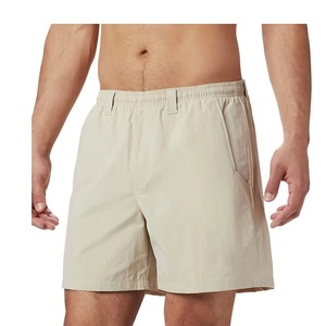 Short de bain rayé pour homme, bleu et blanc, avec cordon de serrage à la taille, séchage rapide, décontracté, longueur courte, taille mi-haute - Product Image 2