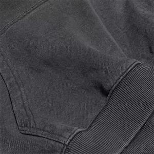 Sudadera con capucha cruzada de corte holgado para hombre, sudadera con capucha con logo personalizado, sudaderas extragrandes - Product Image 4