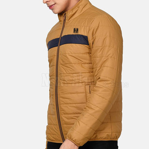 Blouson matelassé pour homme, design élégant et isolant, coupe confortable, idéal pour les activités de plein air en hiver, style urbain - Product Image 2