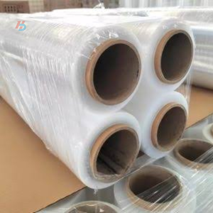 Film étirable biodégradable transparent de qualité alimentaire H&D STF1 LLDPE, largeur 50 cm, longueur 300 m, emballage protecteur lisse - Product Image 5