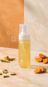 Limpiador Facial en Espuma de Cúrcuma JEJUON Cuthera 150ml - Control de Grasa y Limpieza de Poros con Extracto de Centella y Hoja de Loto, Vegano, para Todo Tipo de Piel - Product Image 4