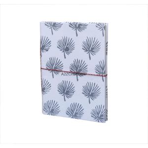 Carnet de notes artisanal avec couverture en tissu imprimé au bloc, motif Sanganeri indien, pages en papier – Cadeau personnalisable pour amis - Product Image 2