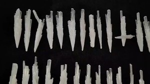 Points naturels de Scololite, cristal d'apophyllite - Product Image 4