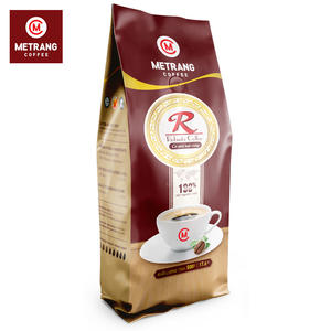 Vietnam marque 500g robusta torréfié en poudre caféiné café en grains entiers nouveau rôti moyen 100% haricots robusta HALAL HACCP - Product Image 4