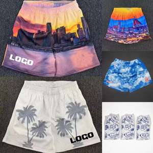 Kivotech - Shorts de Baño Personalizados para Niños, Material de Malla, Diseño Estampado de 1 Pieza, Decoración con Cordón - Product Image 2