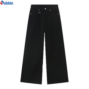 Pantalones Vaqueros a Cuadros de Cintura Alta Holgados con Efecto Desgastado de Alta Calidad para Hombre al por Mayor, Transpirables, con Cintura Elástica y Ajuste Holgado - Product Image 4