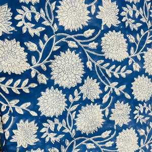 Large Quilted Waterproof <b>Foldable</b> Cotton Block Print Wash <b>Bag</b> | Bathroom Toiletry Cosmetic Travel Accessory - Product Image 6