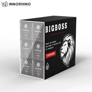 ชั้นวางสินค้าเคาน์เตอร์อะคริลิคทนต่อนํ้าผลไม้,ชั้นวางเคสลิ้นชักแบบกำหนดเอง OEM ขาตั้ง INNORHINO 6ช่อง - Product Image 3