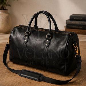 High Quality Leather Duffle <b>Bag</b> High Quality Leather Duffle <b>Bag</b> <b>Overnight</b> Carry On Luggage Custom Logo Genuine Leather <b>Bag</b> - Product Image 5