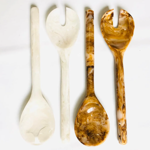 Resin Spoon <b>Salad</b> <b>Tools</b> for Soup Dinner Tea Mixing Teaspoon Engraved FAIZACRAFT for Dining - Product Image 6