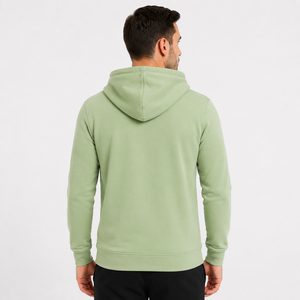 Sweat à capuche zippé pour homme de haute qualité, avec matière respirante et confort flexible, conçu pour les modes de vie actifs et un confort décontracté. - Product Image 3