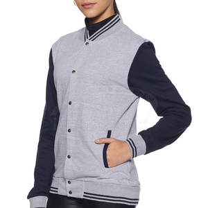 Veste Letterman grande taille pour femmes Veste Letterman en gros Veste Letterman durable pour femmes - Product Image 2
