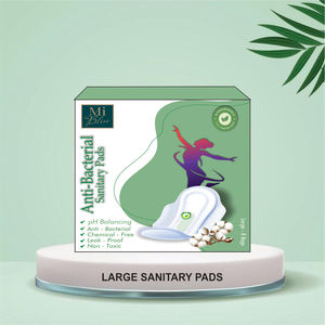 Toallas Sanitarias Mi Bliss Ecológicas, Antibacterianas, Equilibran el pH, Biodegradables, de Algodón Orgánico, Ultrafinas, con Alas Grandes, para Flujo Abundante - Product Image 3