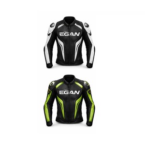 Custom Design Genuine Leather Formal Stand Collar Front Breathable Windproof Waterproof Plus Size Adult Motorbike <b>Racing</b> <b>Jacket</b> - Product Image 6