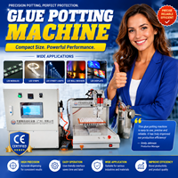 Máquina de Encolado Automática de 3 Ejes para Mesa, 2K AB, para LED, PCB, Baterías, Resina Epoxi, Silicona, PU