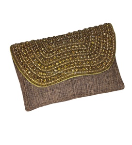 Aheli lujo hecho a mano noche embragues para mujeres boda india nupcial monederos bordado al por mayor artesanías de lujo fiestas de boda - Product Image 1