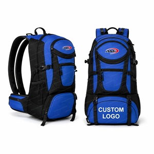กระเป๋าเป้สะพายหลังไนลอน AMI Custom Logo 50-70 ลิตร สำหรับเล่นกีฬาและออกกำลังกาย สีน้ำเงิน-ดำ กระเป๋าเป้สำหรับนักมวยปล้ำ ลายธงชาติอเมริกา สีน้ำเงิน-แดง สำหรับทุกเพศ ทนทาน น้ำหนักเบา - Product Image 1