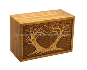 Urne en bois pour cendres humaines, urnes funéraires pour hommes et femmes, urnes de haute qualité - Product Image 1