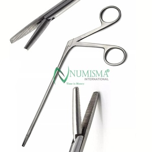 Micro-pinces durables pour le nettoyage des oreilles, instruments chirurgicaux ORL manuels en acier inoxydable, type alligator/crocodile - Product Image 2