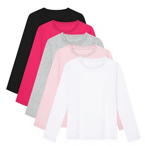 T-shirt de course à manches longues pour hommes, personnalisable par sublimation, logo imprimé sur le devant, séchage rapide, 100 % coton, coupe oversize, style hip-hop, vente en gros - Product Image 1