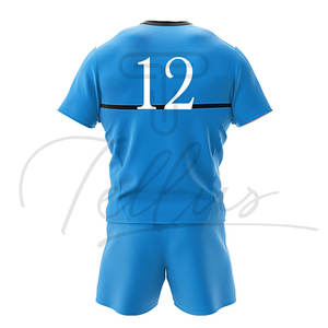 Uniforme de Rugby para Hombre de Diseño Único, Secado Rápido, Transpirable, Talla Grande, Ropa Deportiva de Manga Corta - Product Image 2
