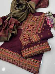 Salwar Kameez de Alta Calidad para Mujer, Vestido Indio y Pakistaní para Fiestas, Tela de la India y Pakistán - Product Image 2