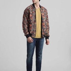 Winter Use <b>Long</b> Sleeve Bomber <b>Jackets</b> Low MOQ Customized Logo Printed Bomber <b>Jackets</b> For Adult - Product Image 4
