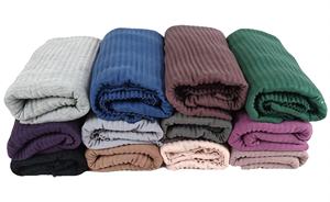 Hijab en jersey de coton de haute qualité pour femmes, foulard côtelé froissé, voile musulman doux, léger et respirant 85x180cm - Product Image 6