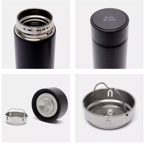 Thermos intelligent avec affichage LED de la température, 500 ml, isolation thermique de 12 à 24 heures, finition douce au toucher - Product Image 4