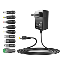 Fuente de Alimentación de 15W con 9 Puntas, Cargador de Pared de 5V, Cable de Alimentación para Electrónicos del Hogar, TV Box, Router, Mini Ventilador, Tira LED, Altavoz