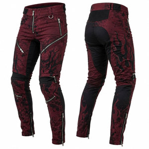 Pantalones de Motocicleta con Estampado de Calavera para Hombre, Color Marrón Bronceado, Transpirables, para Todas las Estaciones, Ropa de Carreras - Product Image 4