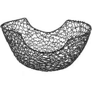 Nouveaux et uniques paniers de stockage de fruits en fil métallique à 3 niveaux écologiques ustensiles de cuisine et vaisselle noirs - Product Image 1